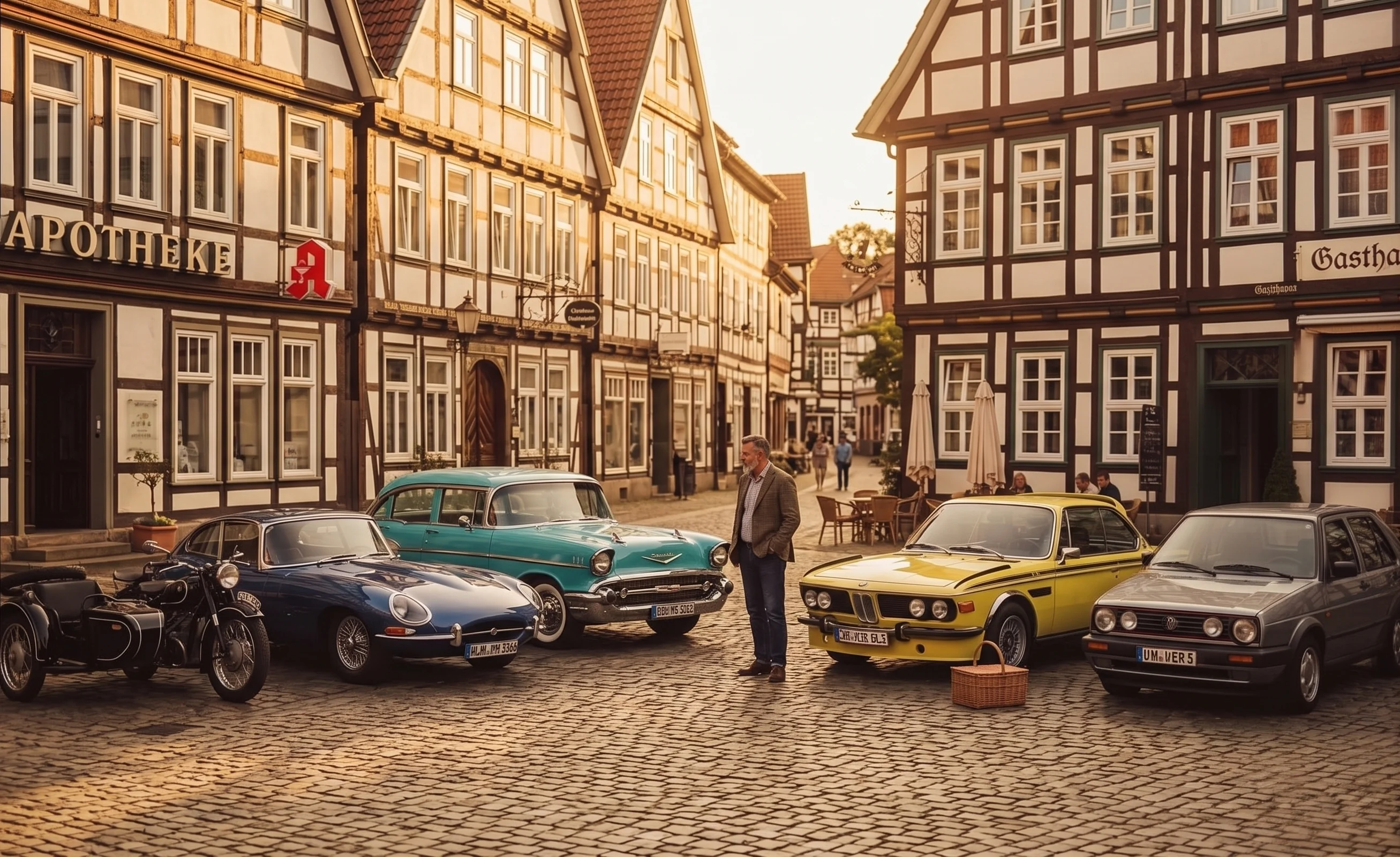 Fahrzeugaufbereitung mit Keramikversiegelung und Tiefenglanz vor dem Treffen